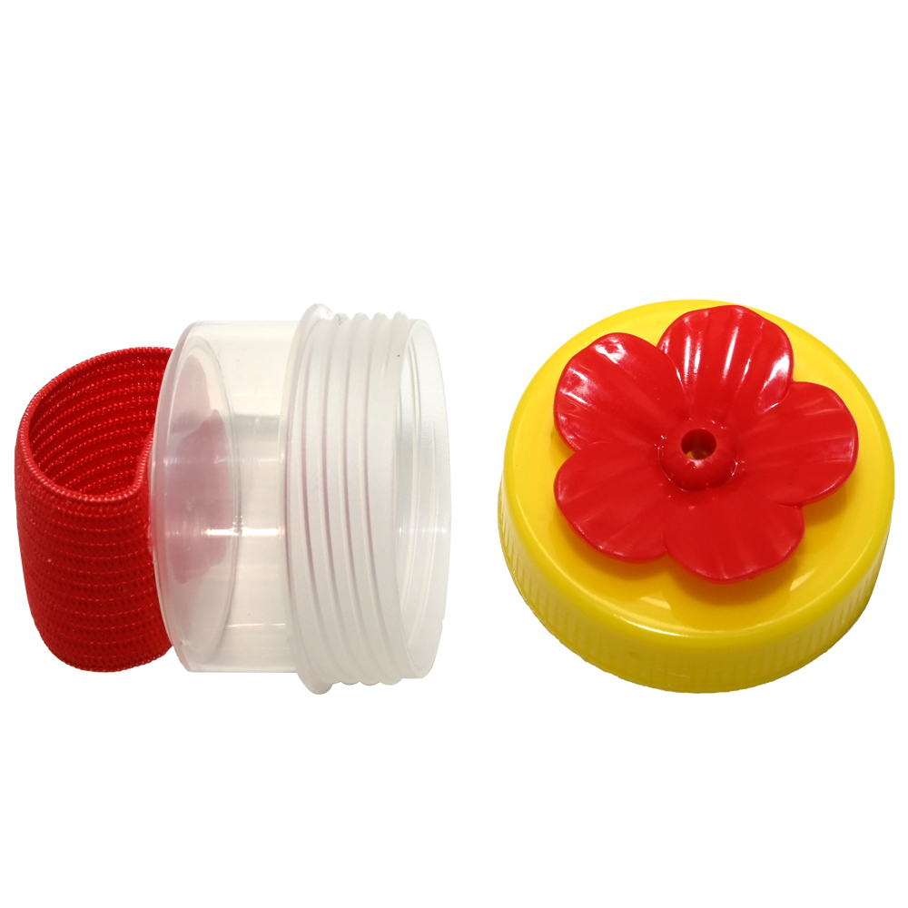 Hummingbird Feeders with Clip Multifunctional Mini Bird Feeder Outdoor Pets Food Container Tray Wild Birdhouse: StyleA Red