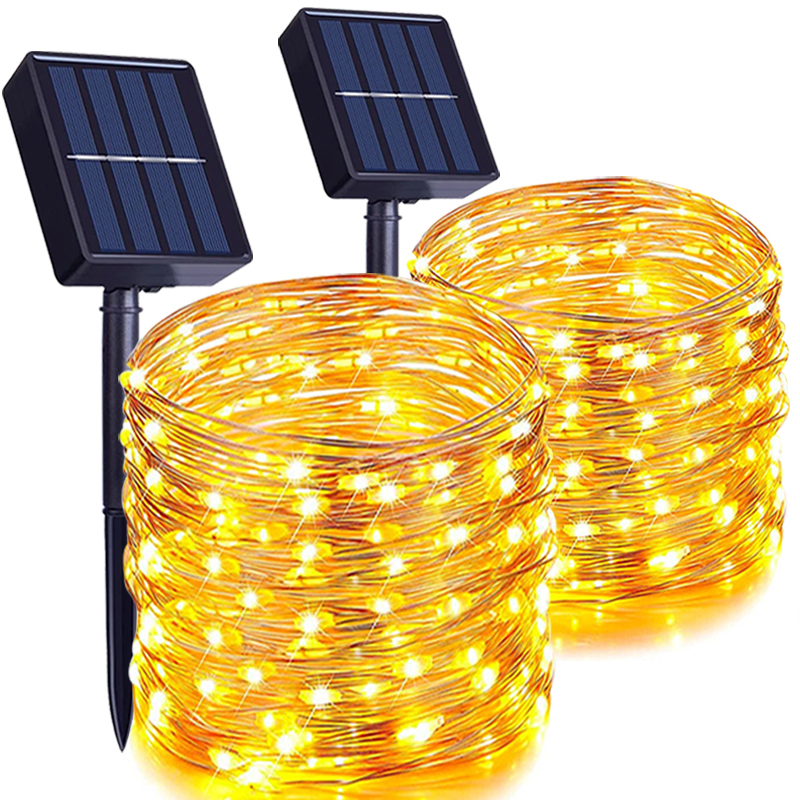 Solar Firefly Light,Outdoor Solar Light IP65 Waterproof Outdoor, for Garden, Terrace, Garden, Balcony Decorative (4 Pieces,10LED(Warm White