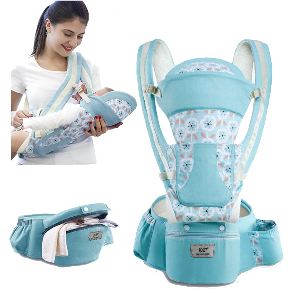 Baby Carrier 0-36 Months Breathable Front Facing 4 in 1 Infant Comfortable Sling Backpack Pouch Wrap Baby Kangaroo