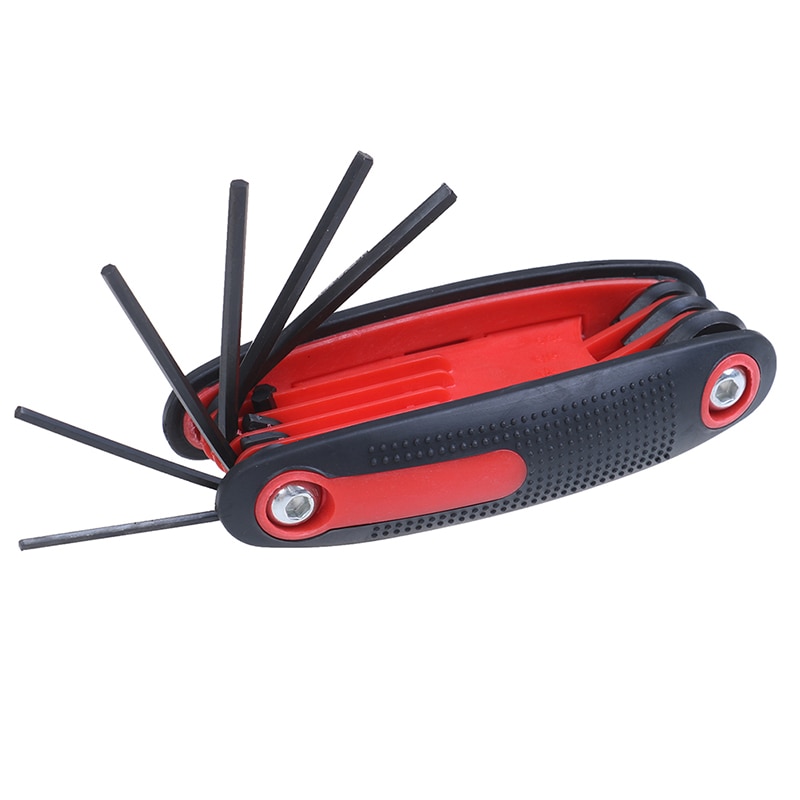 Folding Allen Key Set Hexagon Torque Wrench Tool Set Metric Universal Key Spanner Flat Keys Allen Wrench Hex Key Kit