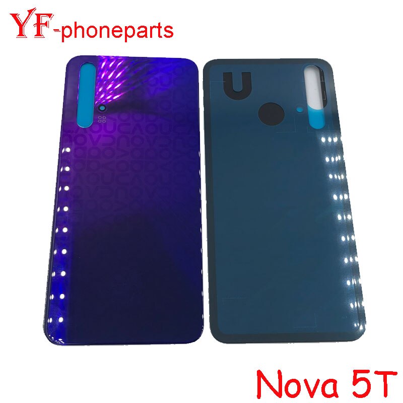Voor Huawei Nova 5T Terug Batterij Cover Rear Panel Deur Behuizing Geval Reparatie Onderdelen