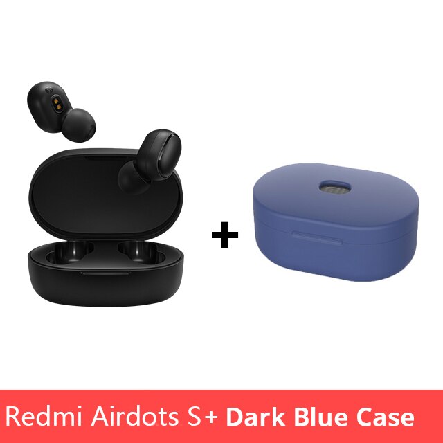 Xiaomi Redmi Airdots S Tws Bluetooth Oortelefoon Stereo Bass Draadloze Ruisonderdrukking Headset Met Microfoon Handsfree Oordopjes Ai Controle: Add Blue Case