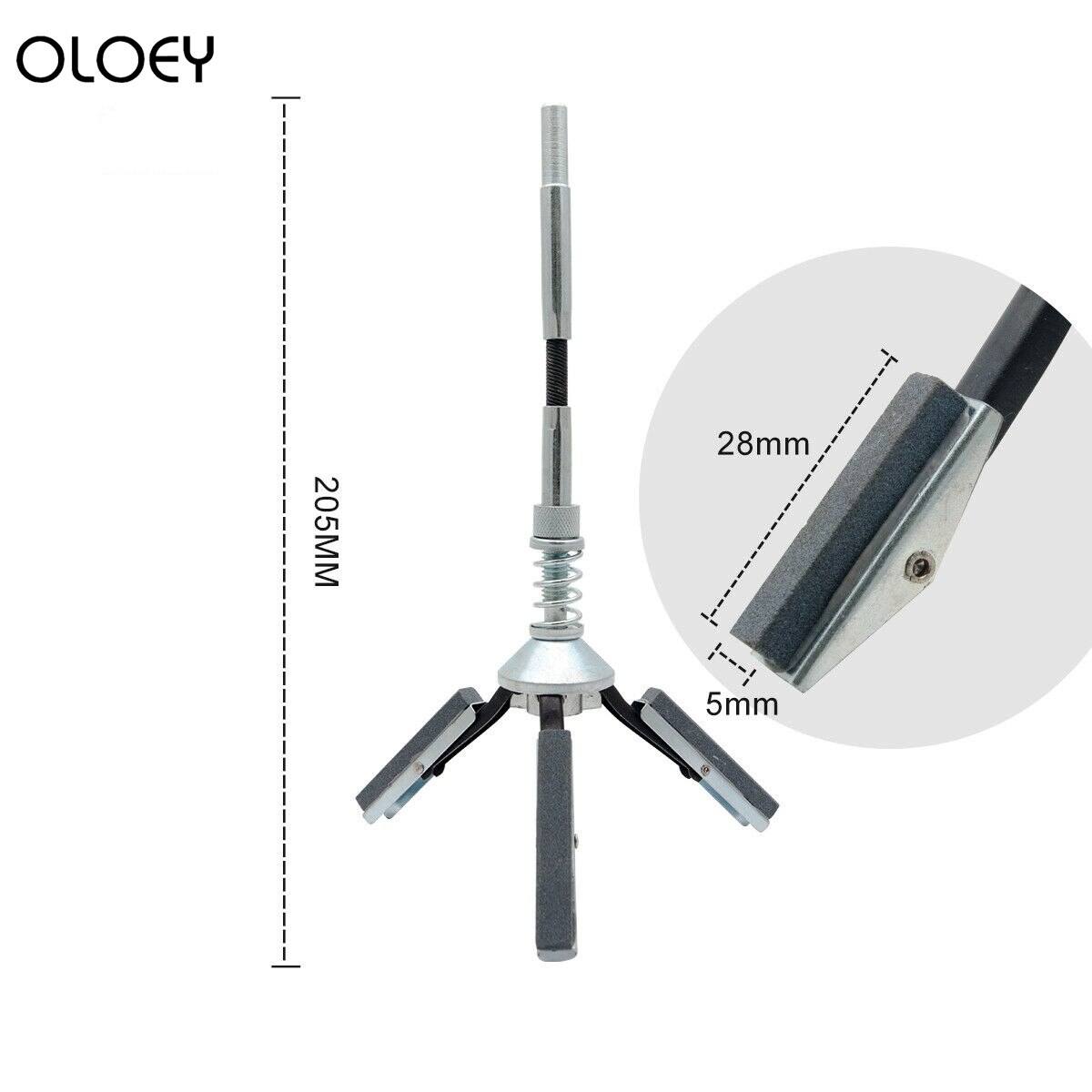 1Pc 3 Jaw Verstelbare Rem Zuiger Cilinder Hone Tool Range:19-64M 32-90Mm 51-177Mm 3/4 "Tot 2-1/2" ,1-1/4 "Tot 3-1/2" , 2 "Tot 7": 19mm - 62mm