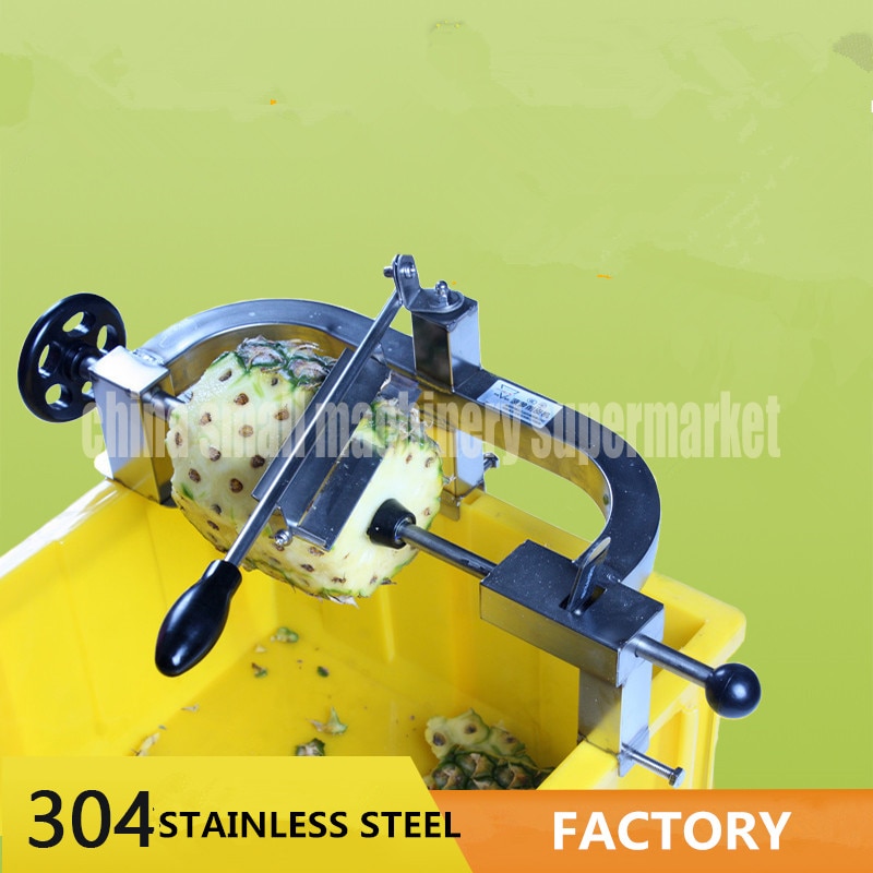 Newest Factory Direct Manual 304 Stainless steel pineapple skin Peeler machine, Pineapple peeling knife tool
