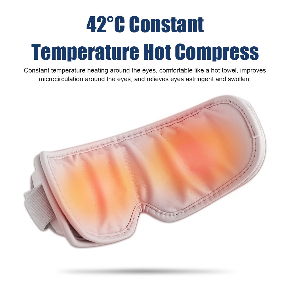 4D Pressotherapy for Eyes Visual Protection Machine Airbag Vibration Eye Massager Electric Eye Care Instrumen Heating Bluetooth