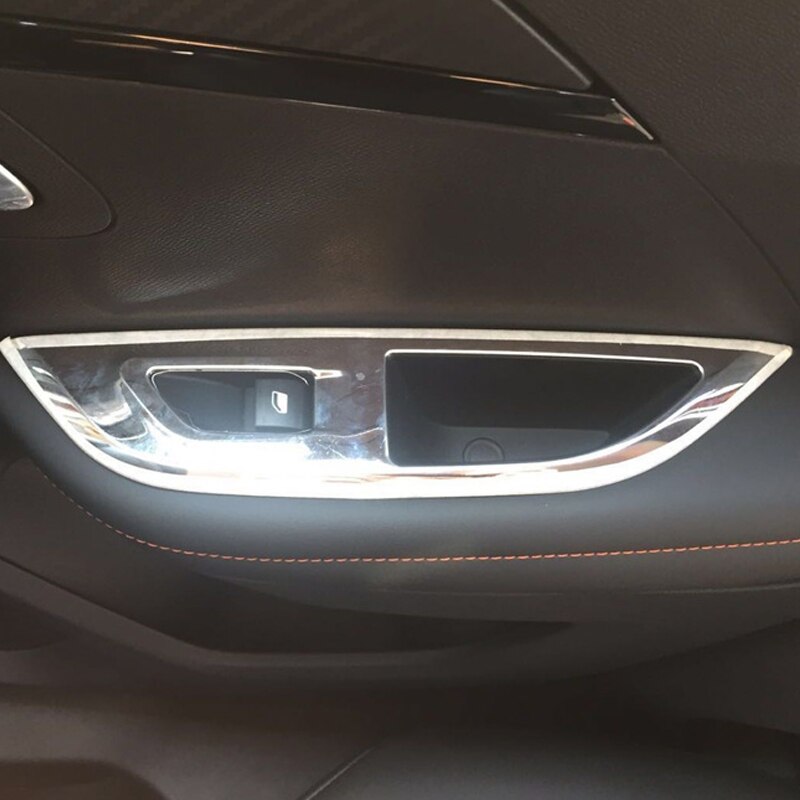 Door Handle Window Button Panel Stainless Steel Decorative Cover For Peugeot Car Accessories
