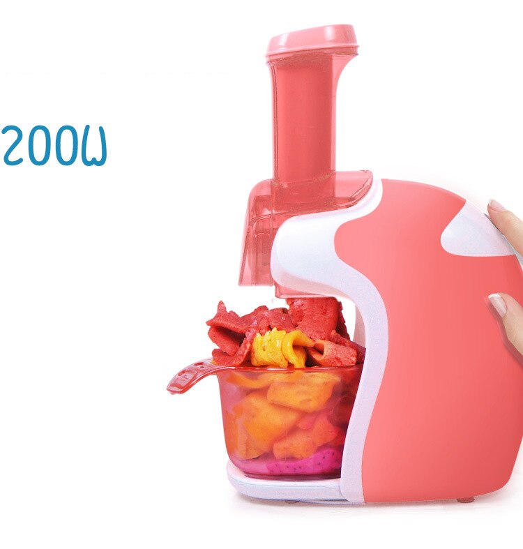 Healthy Fruit Ice Cream Machine Easy Use Safe Children's Portable Dessert Maker Yummy Sorbet