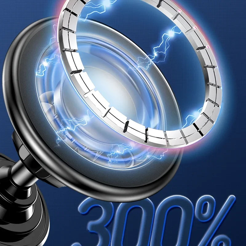 Soporte magnético para teléfono de coche, 15W, carga inalámbrica, ventilación, anillo Magsafe, soporte para coche para iPhone 14, 13, 12 Pro Plus, Mini funda MagSafe