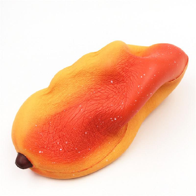 Best Selling Trage Rebound Mango Pu Materiaal Simulatie Fruit Decompressie Speelgoed