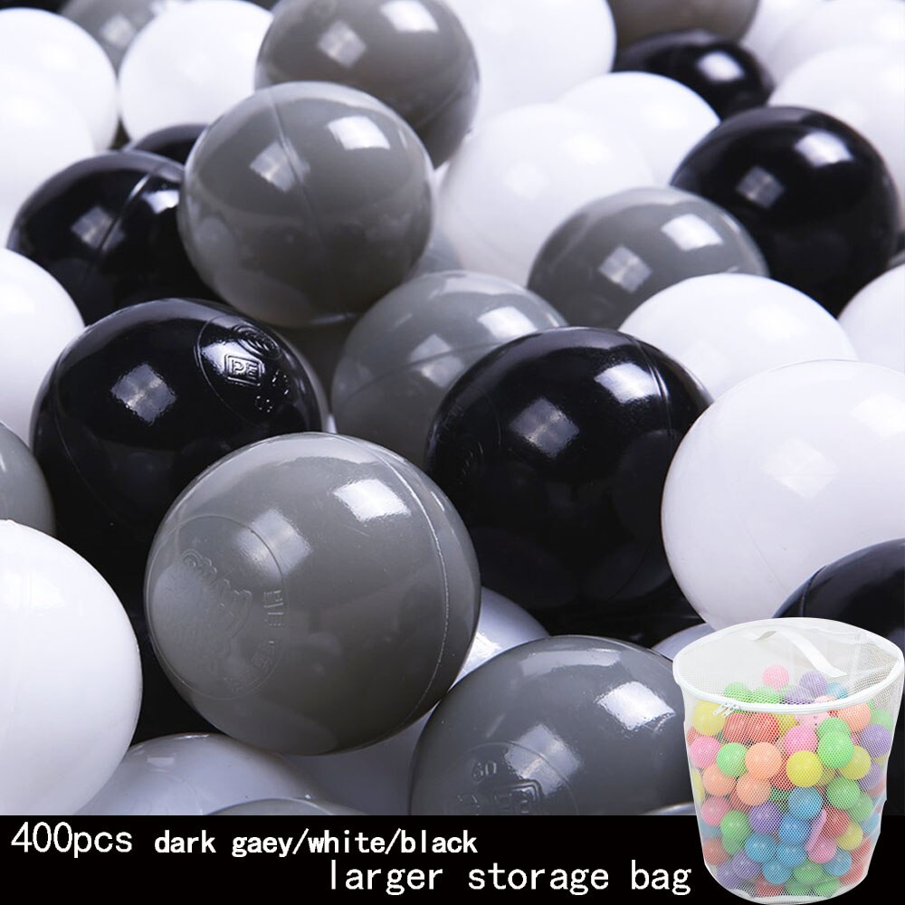 400Pcs/Lot Plastic Balls Pouch Packaging Dry Pool Wave Game Kids Sport Outdoor Fun Swim Pit Soft Ocean Sphere Colorful Balls: WJ3254B WJ3251-DZ