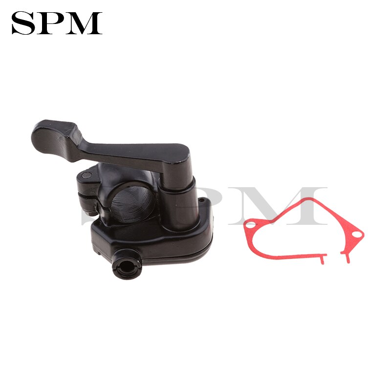 Motorcycle Handlebar + 7/8'' Throttle Thumb Assembly For ATV Quad Pit Bike