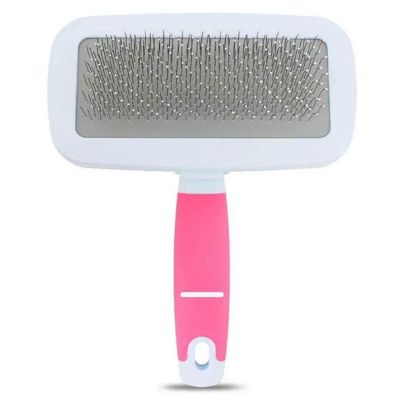 Peine de aguja para Gato, pelo largo, cepillo de aseo para cachorros, peine de limpieza de baño, suministros de herramientas de belleza para perros y gatitos, Golden Retriever