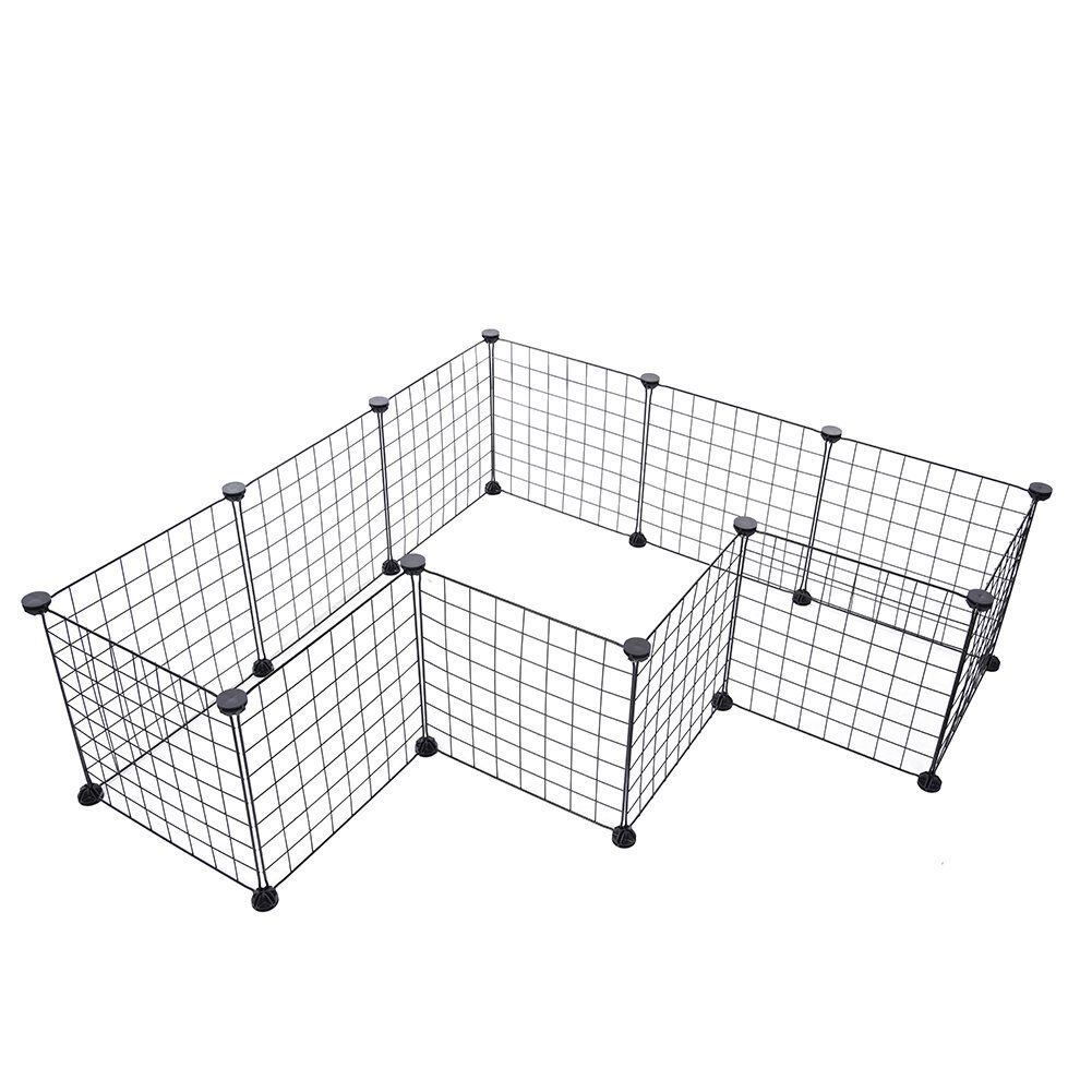 Cage pour animaux de compagnie en treillis métallique, combinaison de bricolage, petite cage pour chien en peluche, cage pour chat, cage pour lapin, clôture multifonction, cage en fer, clôture pour animaux de compagnie