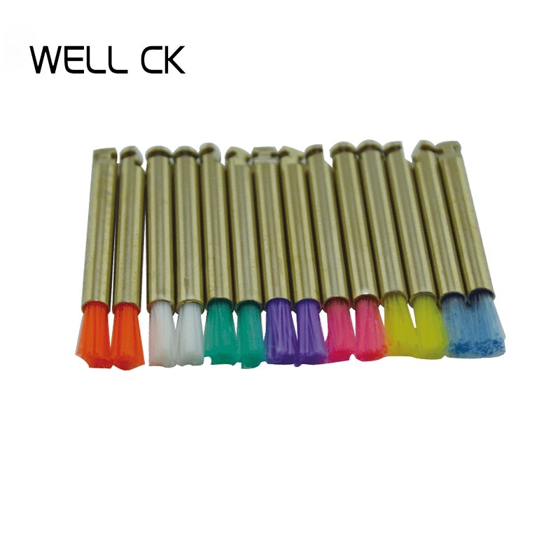 100 Stck/einstellen Zahn Materialien Prophy Pinsel Mikro RA Farbe Prophylaxe Weiß Nylon Tasse Zahnmedizin Zahnarzt