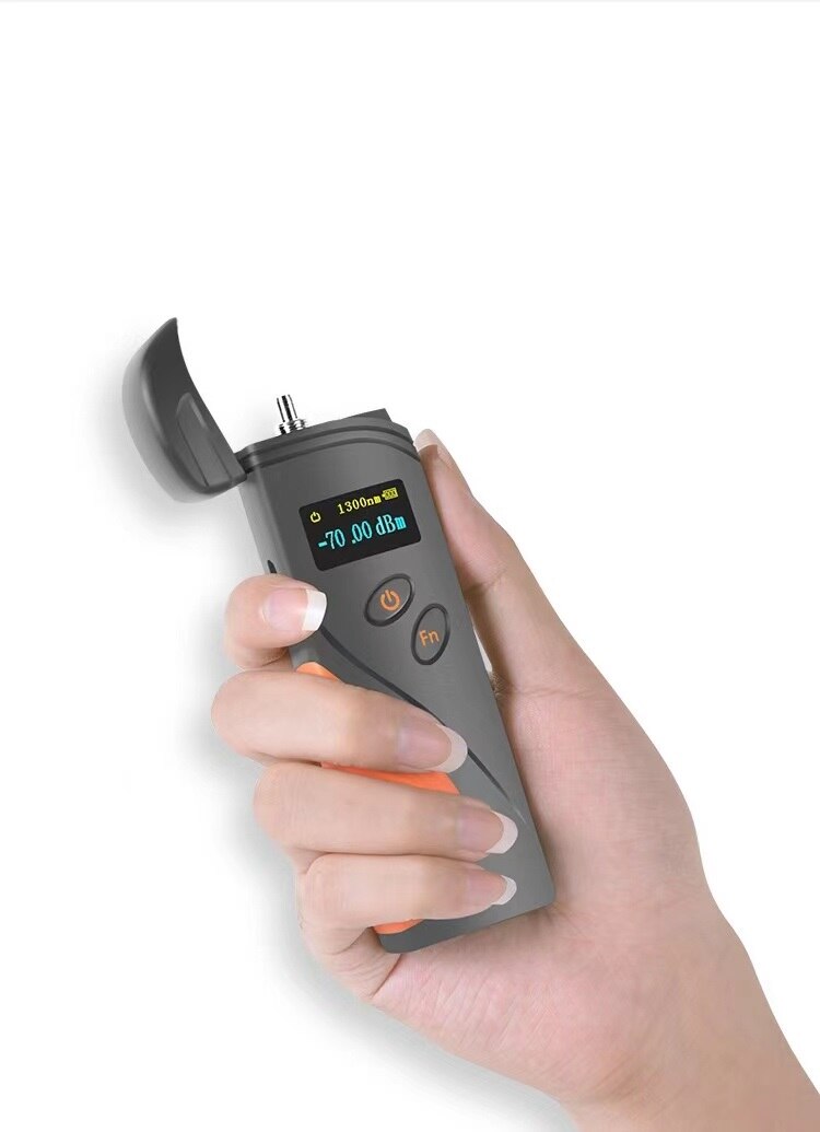 Mini-ftth-hochpräzisions-handmessgerät für glasfaserleistung ( -70+3 dbm -50-+20