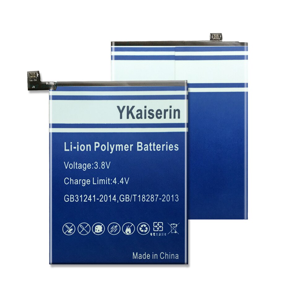 YKaiserin 6000mA BL255 Battery For Lenovo ZUK Z1 ZUKZ1 Z1221 Battery Replacement Back Up Batteries Bateria