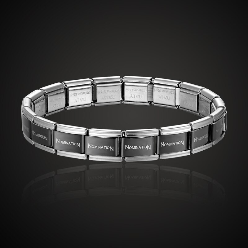 Zlxgirl Namination Sieraden Populaire Stijl Roestvrij Stalen Armband Brief En Stretch Mode Mannen Armbanden Vrouwen
