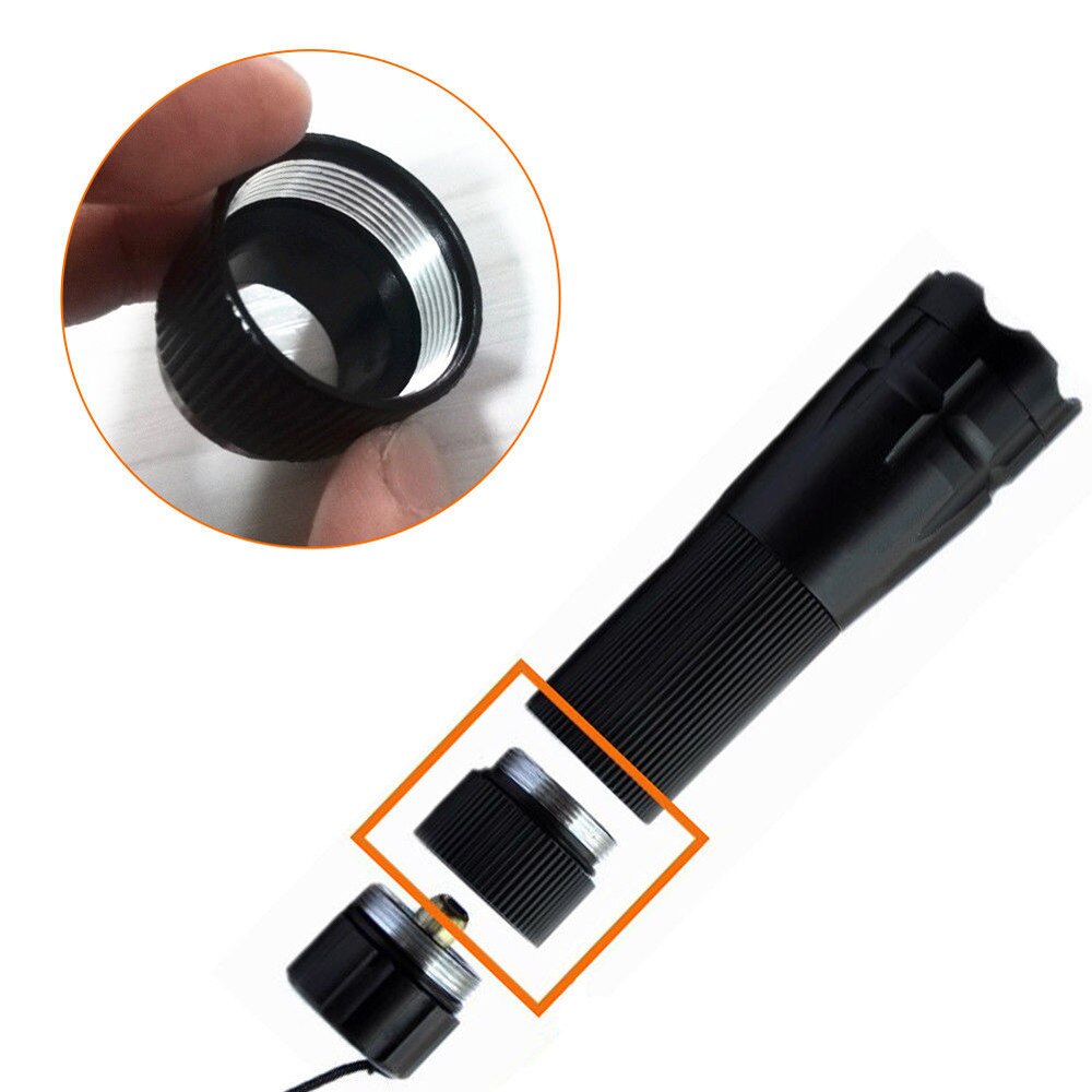 Extension Tube For Flashlight Torch 18650 Battery Extended Lengthen Fitting for Flashlight with Inner Diameter 1020