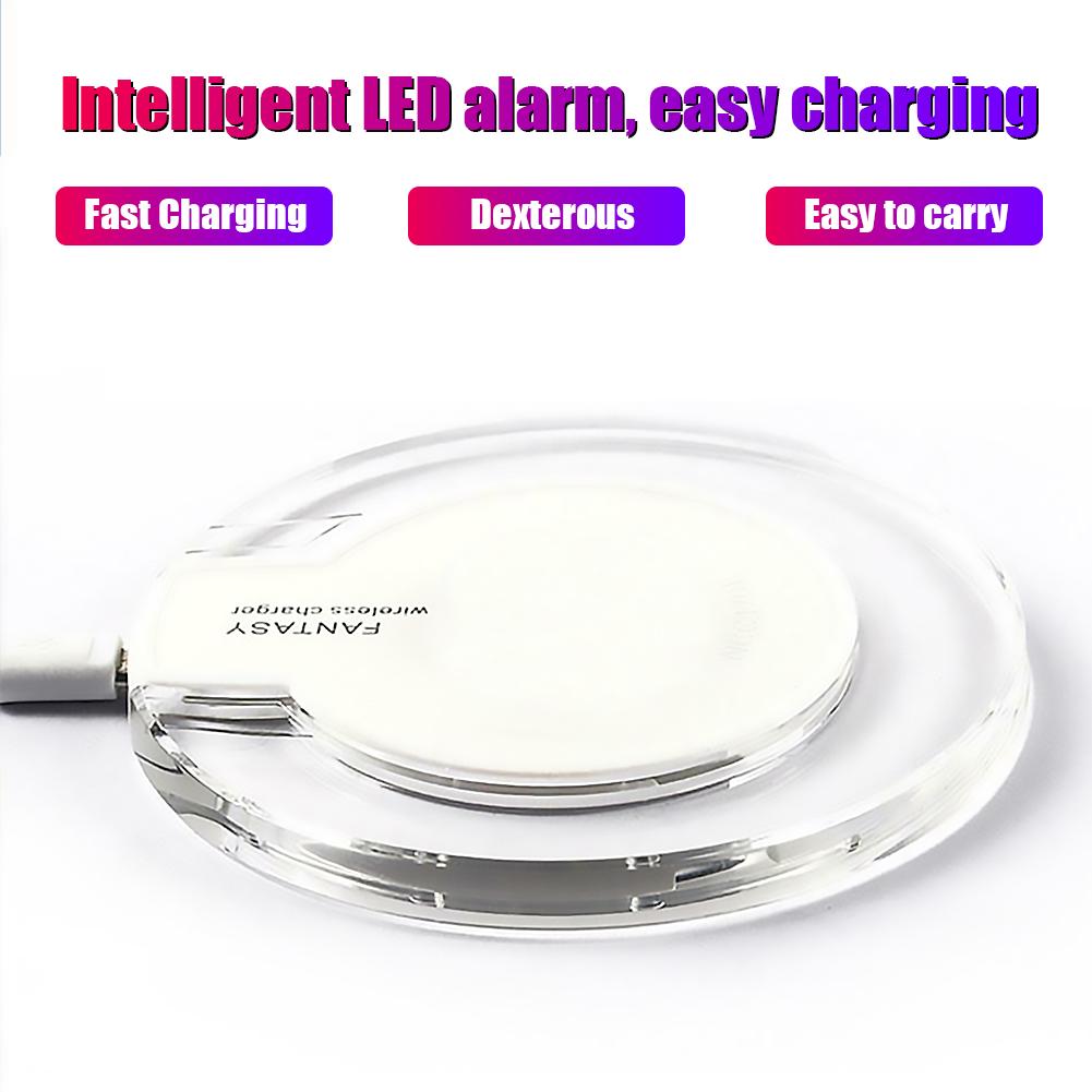 10W K9 Qi Crystal Draadloze Oplader Super Snelle Draadloze Opladen Mat, geschikt Voor Iphone 8 8P X / SamsungS6 S7 S8 Lg Airpods