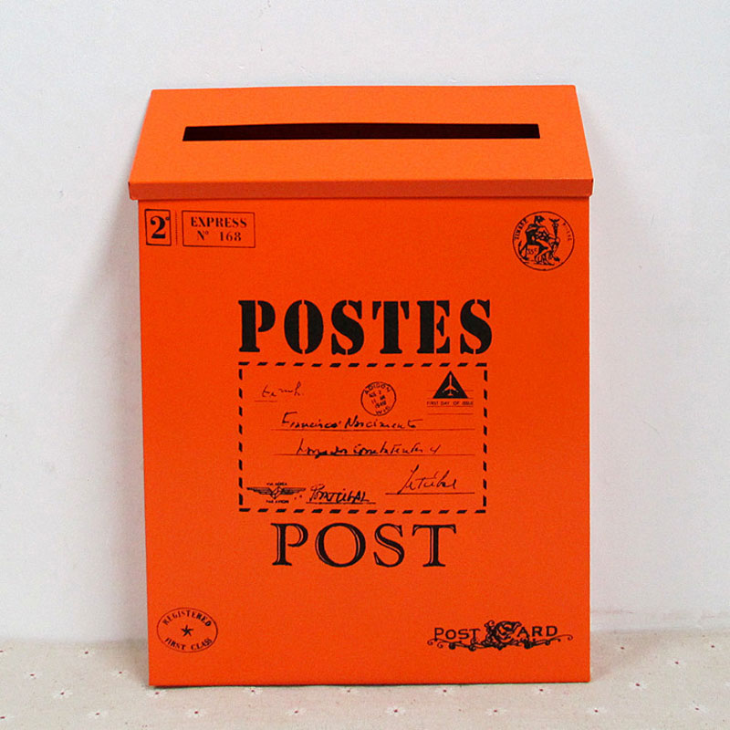 Wiejski styl żelazo skrzynka pocztowa skrzynka na listy gazeta skrzynka pocztowa dla domu Vintage skrzynki pocztowe dekoracja: 15