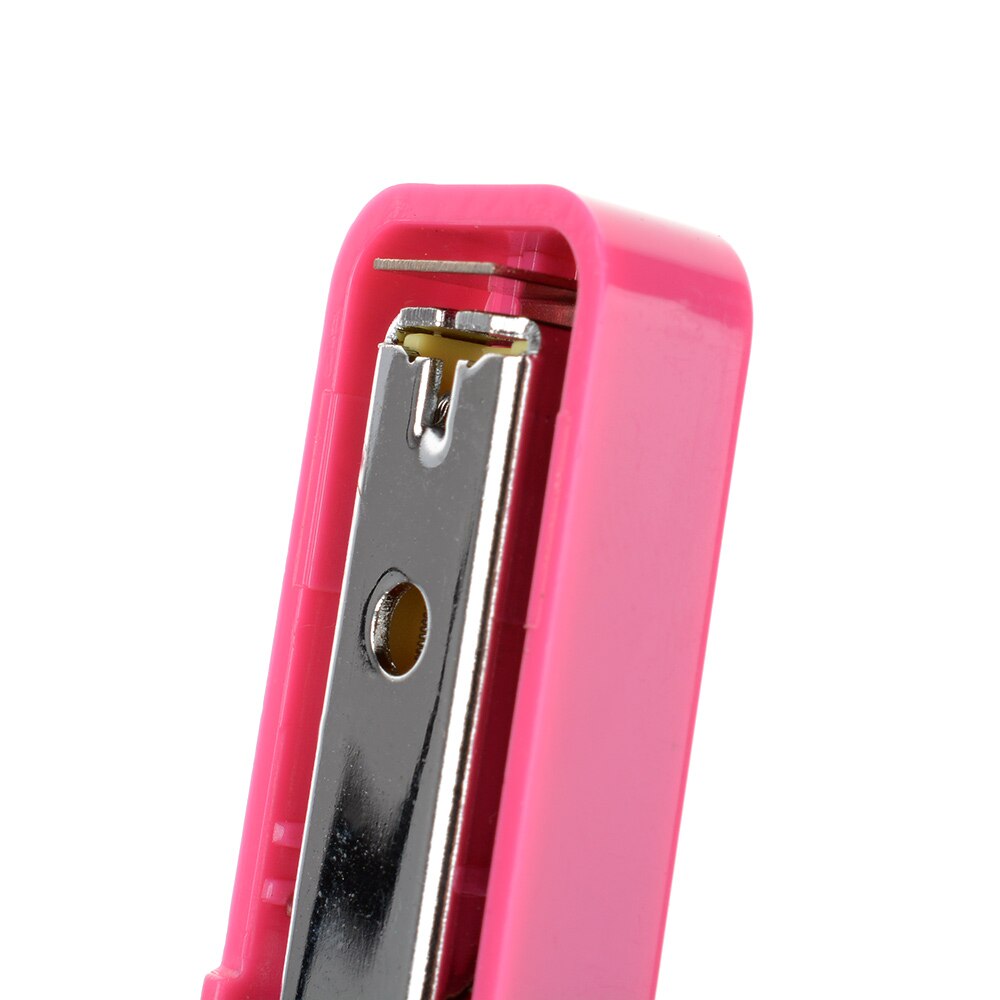 Mini Stapler With Staples Set Plastic Stapler Paper Mini Binder Office School Stationery Paper Binding Binder Book