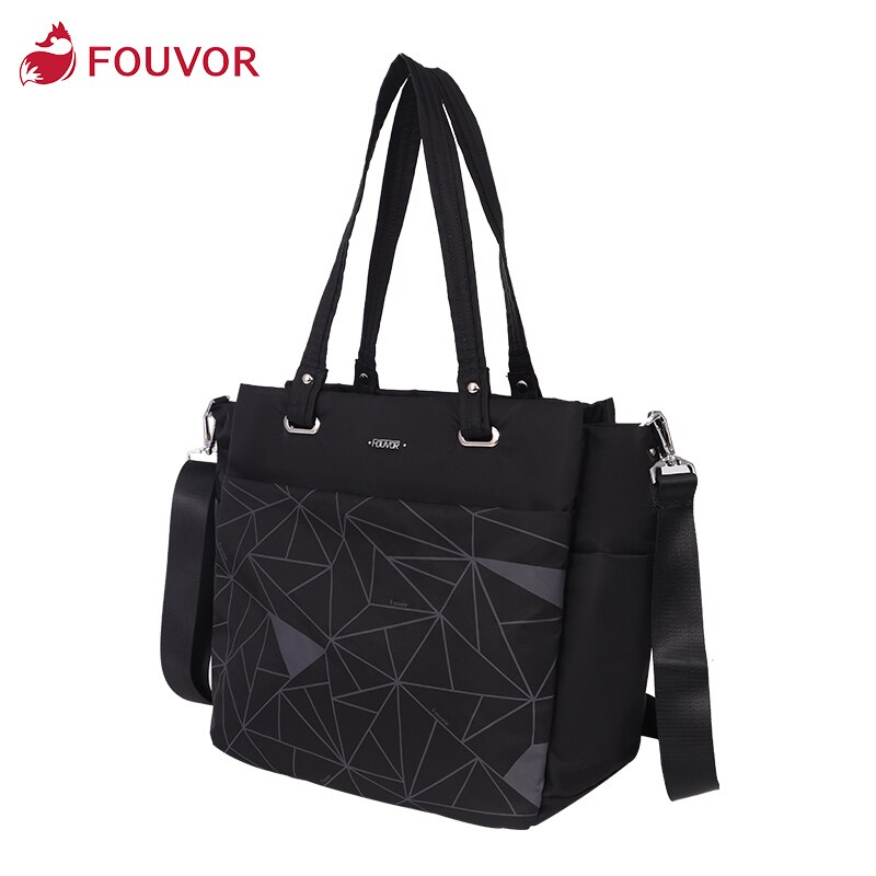 Fouvor Große-kapazität tasche frauen multi-tasche schulter tasche neue handtasche Oxford tuch handtasche leinwand umhängetasche 2915-13