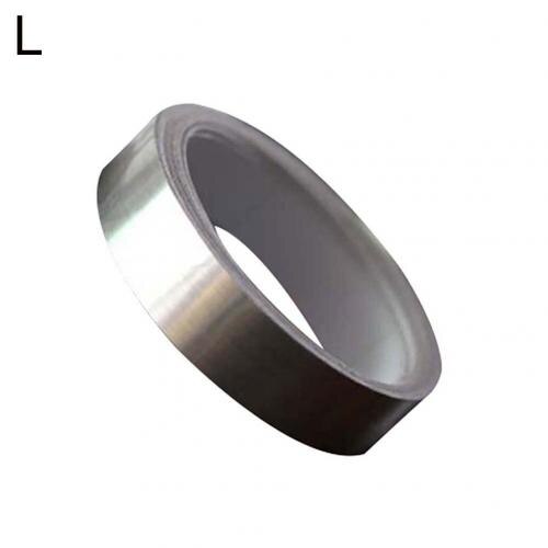 50m Decorative Tape Tile Gaps Crack Sticker Waterproof Self Adhesive Floor Decal: Silver / M