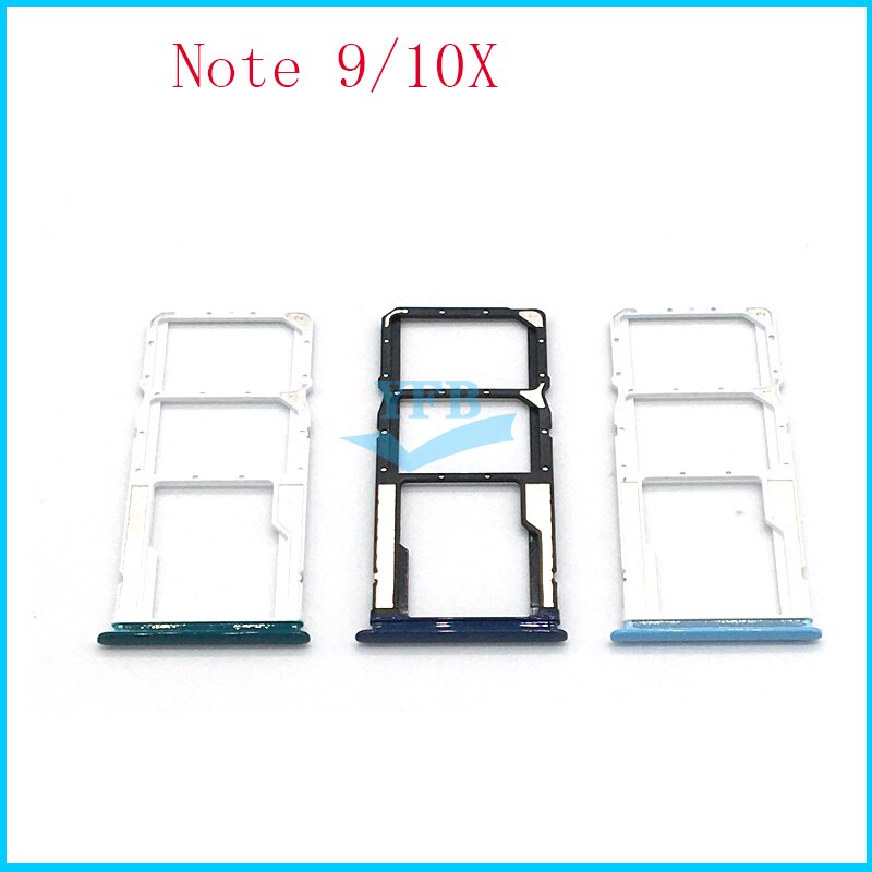 Pour Xiaomi Redmi Note 9 Note 9 10X lecteur carte Sim porte-plateau fente adaptateur pièce de rechange