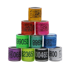 digitale Vogel fuß Ring 10 Farben Taube Identifikation fuß Ring Papagei nutzbar machen Vogel Lieferungen Tauben Ausbildung Werkzeug 100 Pc