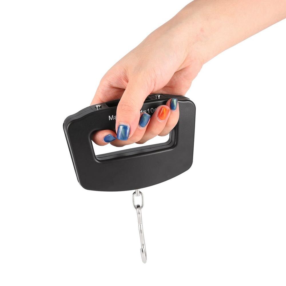 Portable Pocket Scale 50kg 10g LCD Digital Electronic Hand Held Hook Belt Luggage Hanging Scale Backlight Balance Weighing