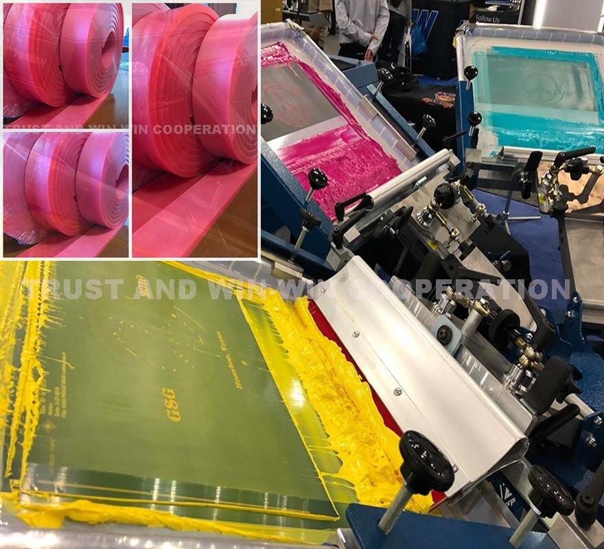 25mm*5mm*4000mm! Screen Printing Flat Squeegee Rubber Blade_85A Durometer