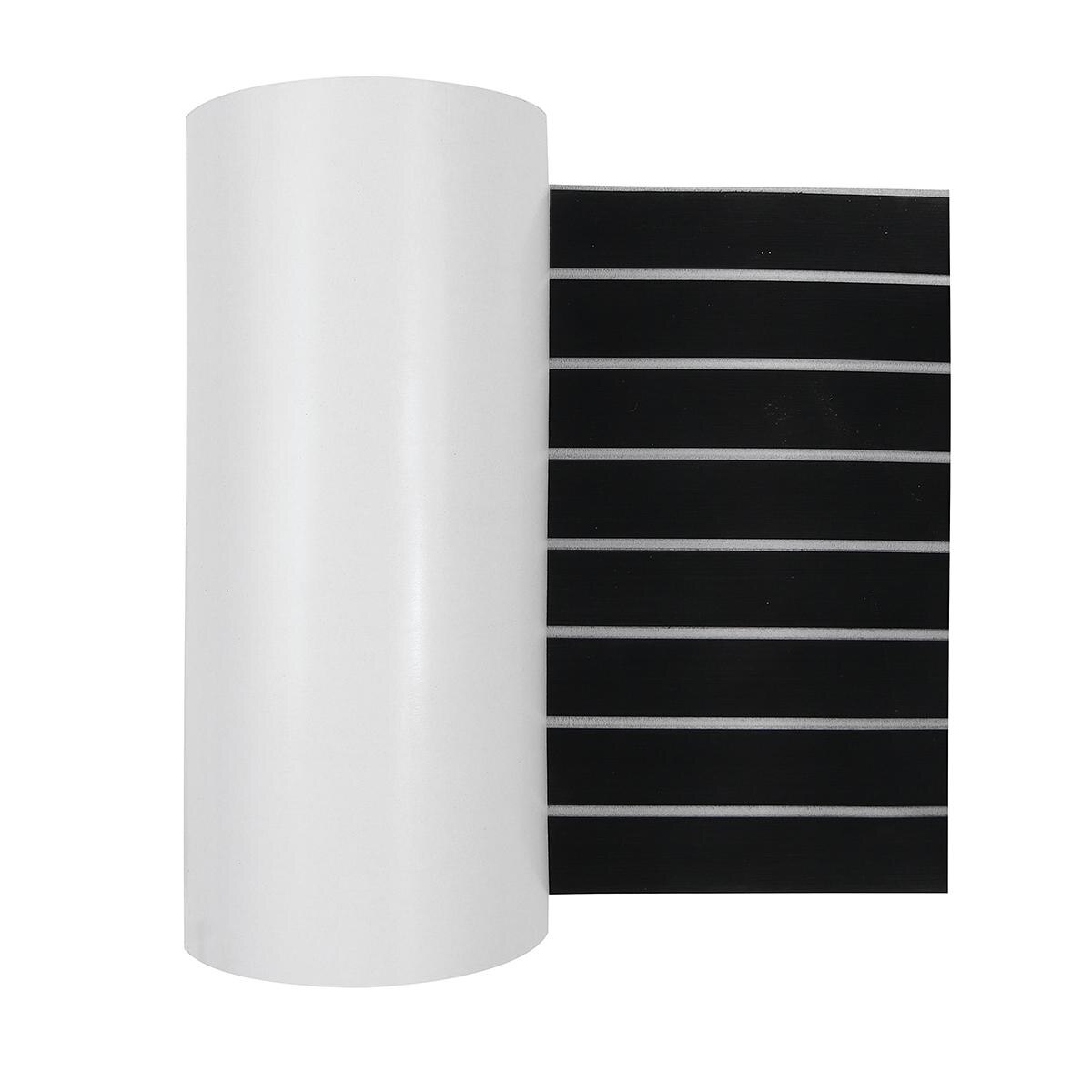 Zelfklevende Eva Foam Boot Marine Boot Vloeren Faux Boot Teak Decking Sheet Accessoires Marine 2 Stijlen: black 240x45CMx60MM