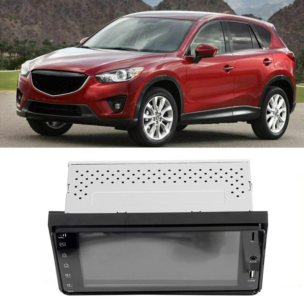 Car Audio MP5 DVD Player For Toyota Corolla 2 Din Touch Screen Multimedia Android/IOS MirrorLink Wireless 7inch