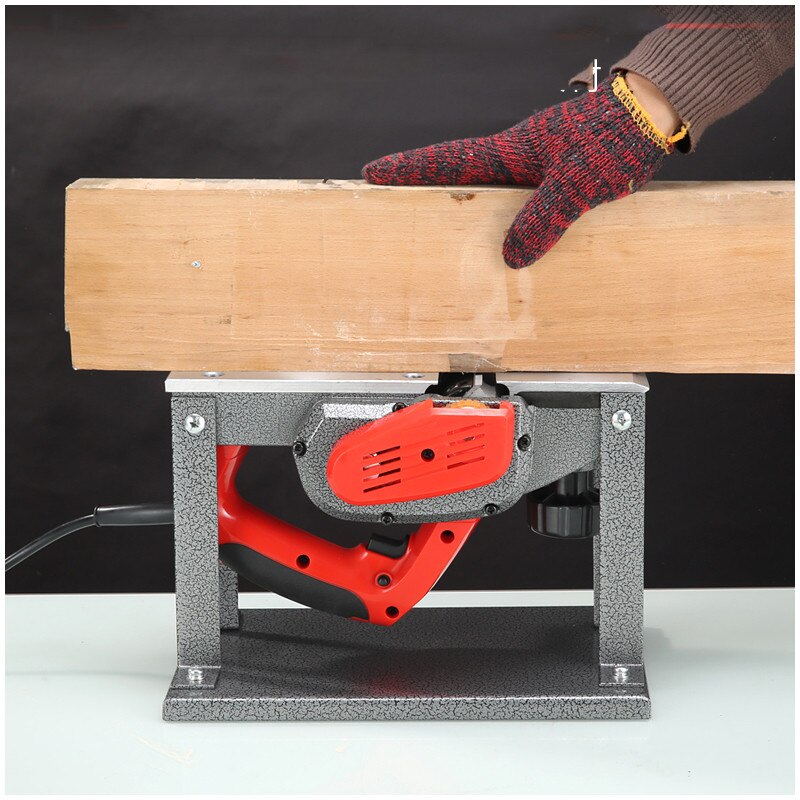 Small Electric Planer Woodworking Tools 220V/500W Household Multifunction Portable Desktop Carpenter Precise Planing width150MM