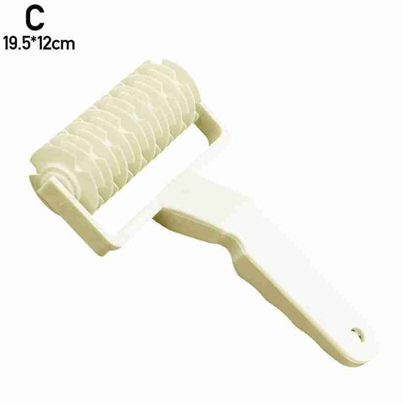 Bakken Gereedschap, Plastic Mesh Cutter, Deeg Roller Cutter, Pizza Kookplaat, Biscuit Pizza Pie Korst Bakvorm: L