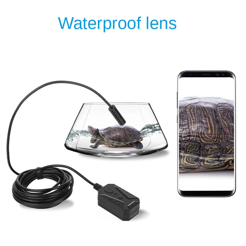 3 in 1 Semi-rigid USB Endoscope Camera 8MM IP67 Waterproof Snake Camera With 6 Led for Windows &amp; Macbook PC Android Endoscope
