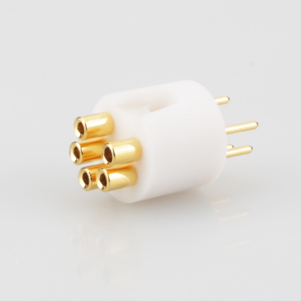 Viborg LP107G spina in rame puro M din placcato in oro, connettore din maschio a 5 spillo per braccio giradischi per REGA LINN ROKSAN progetto adornare