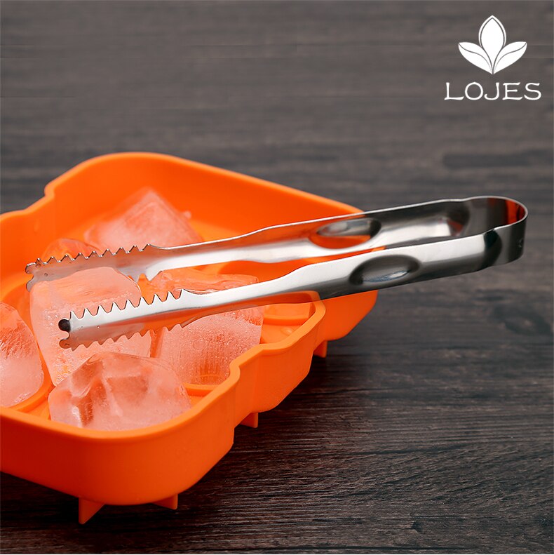 Pince à glace pour Barbecue | Pince pour Barbecue en acier inoxydable de 18cm, pain, nourriture pince à glace pince à glace, outil barre accessoires de cuisine 1 pièce