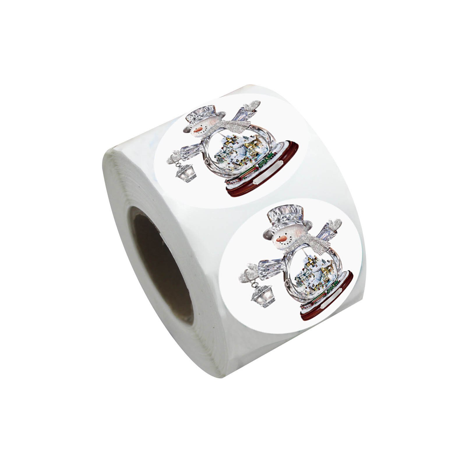 Christmas Sticker Snowman Sticker Party Decoration Sticker Wrapping Envelope Card Label Sealing Decor: A
