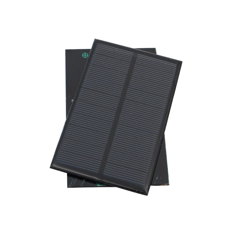 Mini célula Solar de juguete de 5V, 250mA, 1,25 vatios, 1,25 W, Panel Solar estándar, epoxi, silicio policristalino, módulo de carga de energía DIY