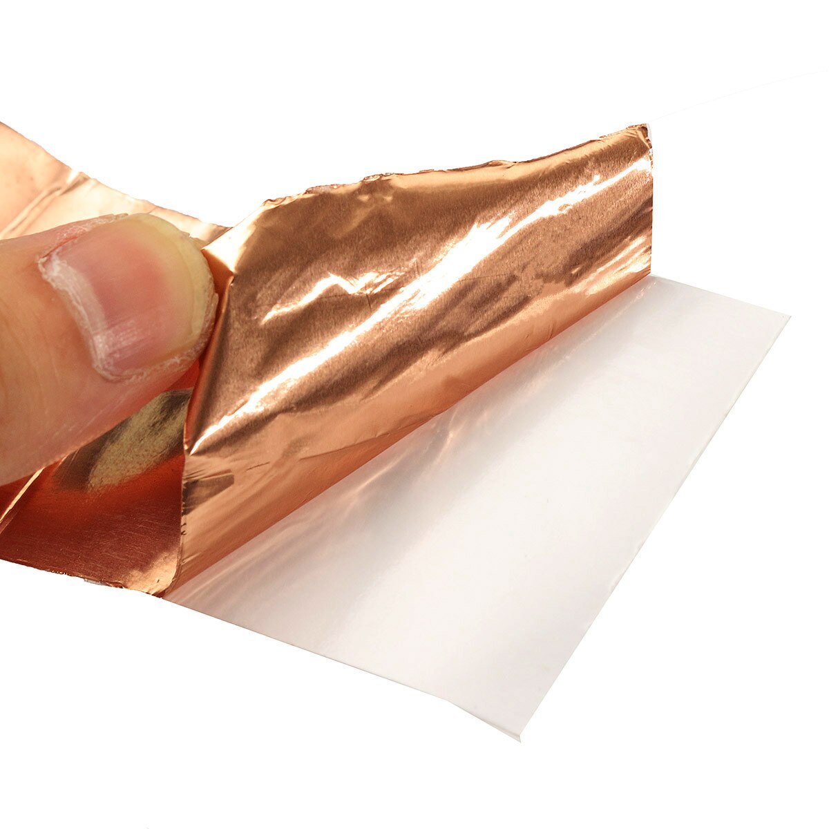50mm x5m ren cooper folietape emi enkeltside ledende folietape stripe lim emi skjerming varmebestandig teip