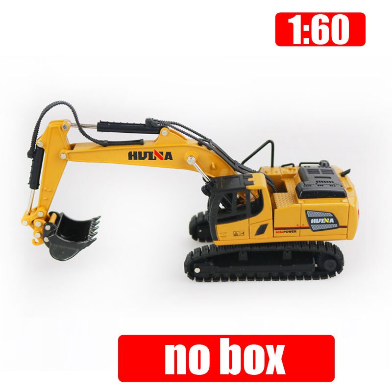 Huina Model 1:60 Scale Alloy Excavator Dump Truck Wheel Loader Engineering Vehicle Diecast Toy Christmas Year: 1pc excava no box