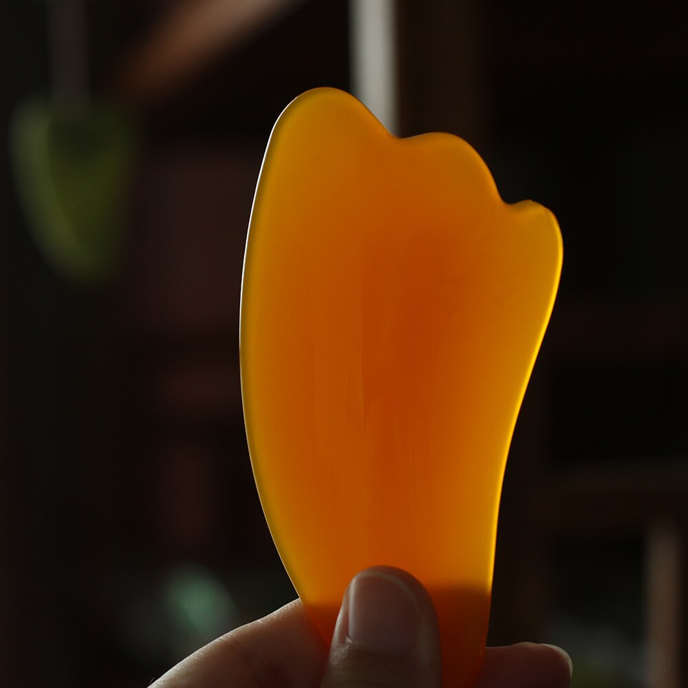 Plast gua sha skrape tradisjonell fysisk guasha brett skrapeverktøy spa salong ansikt kroppsmassasje løfting slank ansiktsmassasje