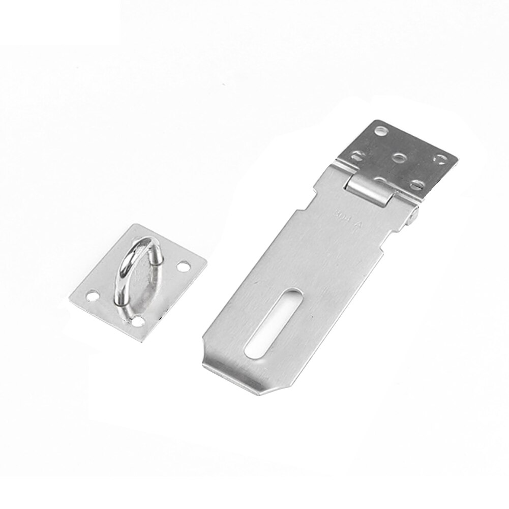 2pcs Latch Lock Window Door Hasp Padlock 90 Degree Hotel Security Hardware Anti Theft Stainless Steel Safety Home Universal