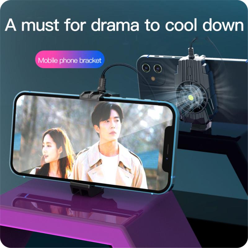 Nowy telefon komórkowy USB gra Cooler System wentylator Radiator uchwyt telefonu stojak grzejnik dla iphone Xiaomi Huawei samsung telefon