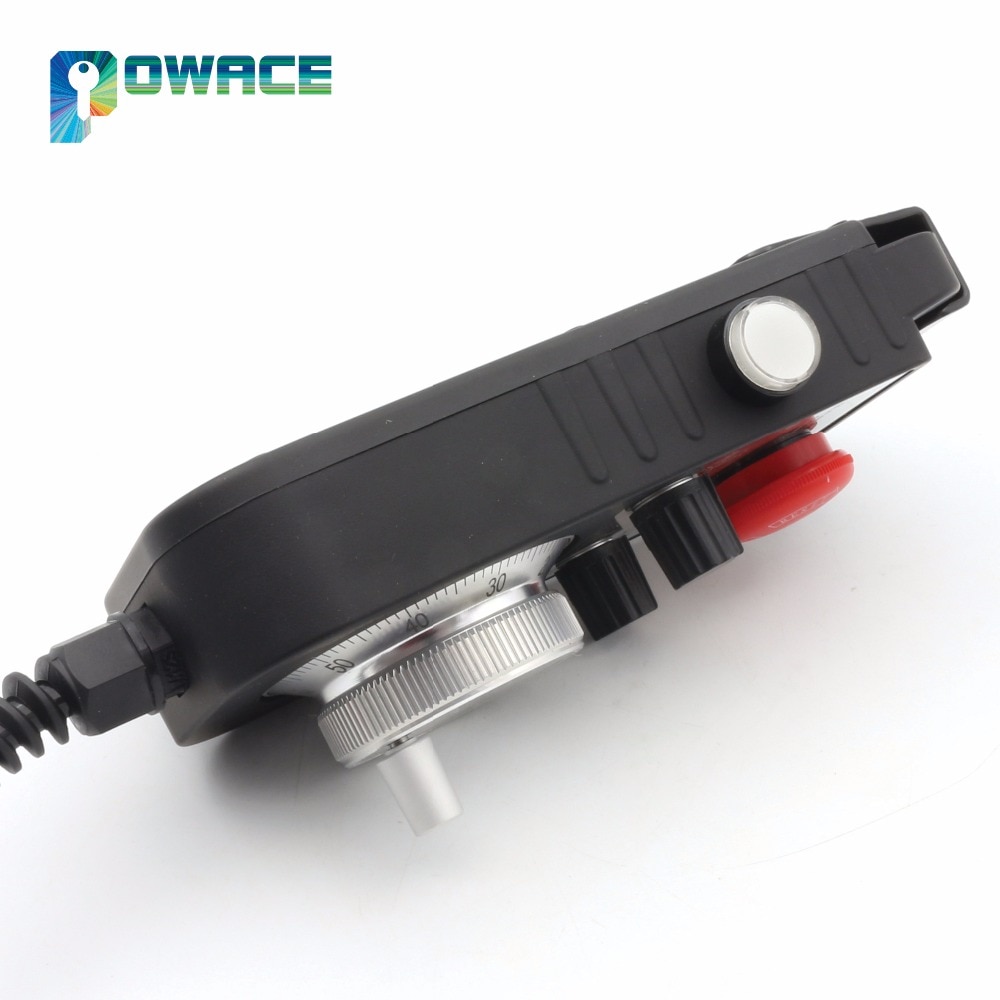[EU] 4 Axis Hand Wheel MPG Universal Pendant Handwheel with Emergency Stop CNC Router