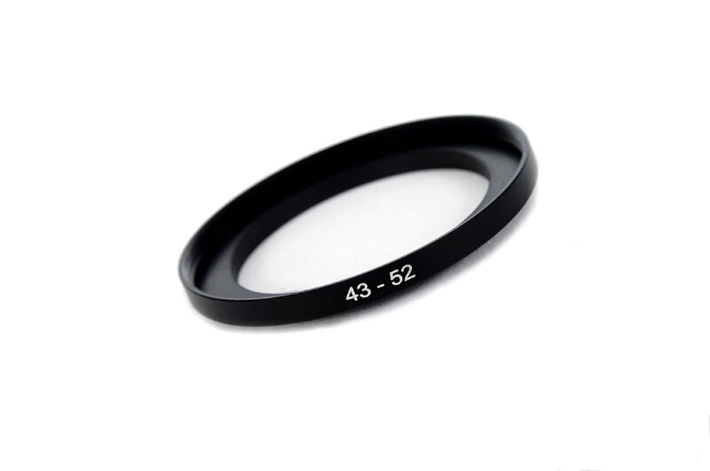 43mm-52mm 43-52 mm 43 to 52 Step Up lens Filter Ring Adapter