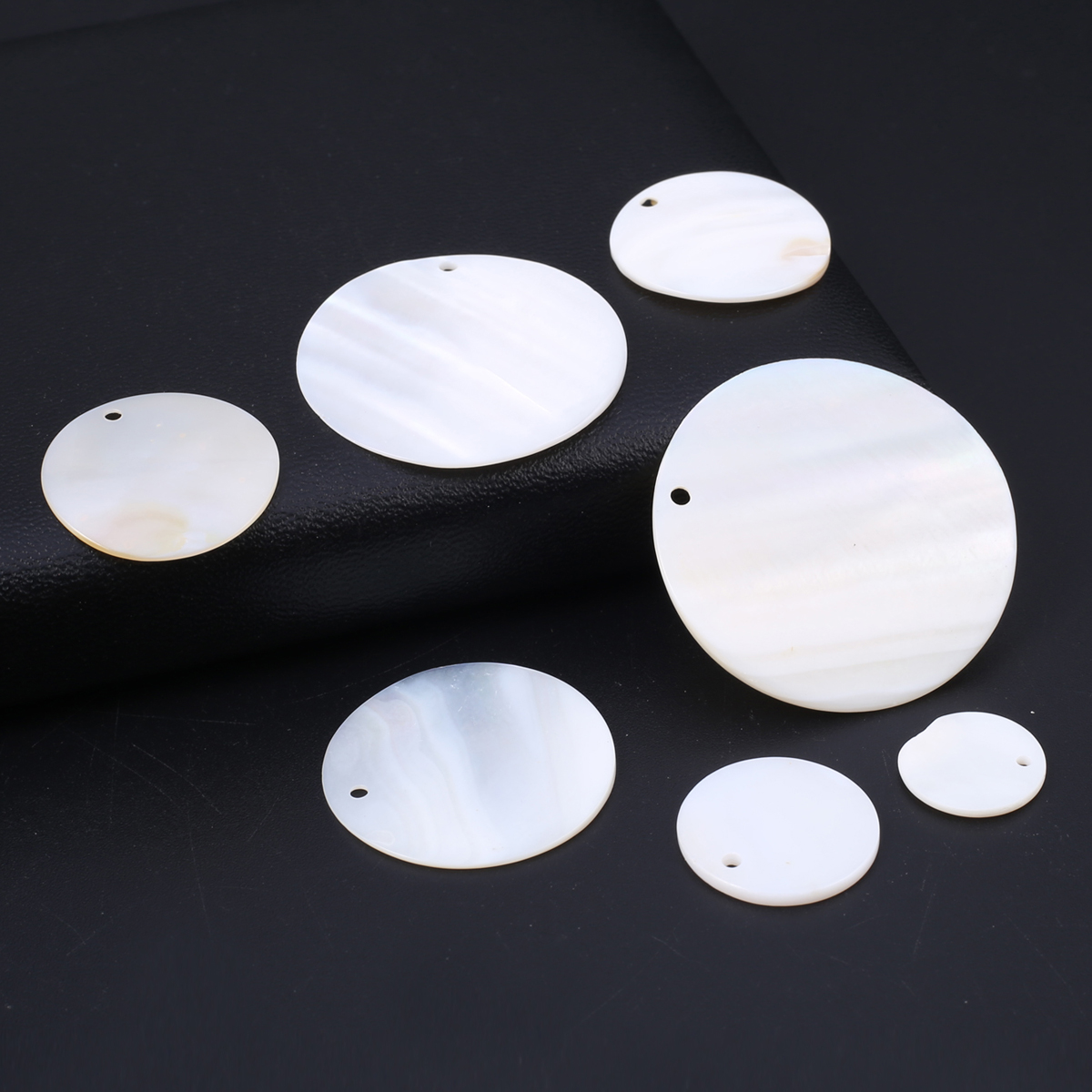 10 Stks/partij Natuurlijke Moeder Van Schelp Kralen Ronde Natuurlijke Schelp Losse Kralen Voor Het Maken Van Diy Sieraden Oorbel Ketting Accessoires