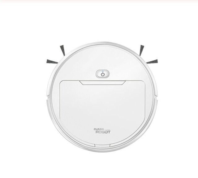 Multifunctionele Smart Stofzuiger Robot Sweep Natte Mop Automatische 3-In-1 Opladen Droog Nat Vegen Vacuum Cleaner1800Pa: white