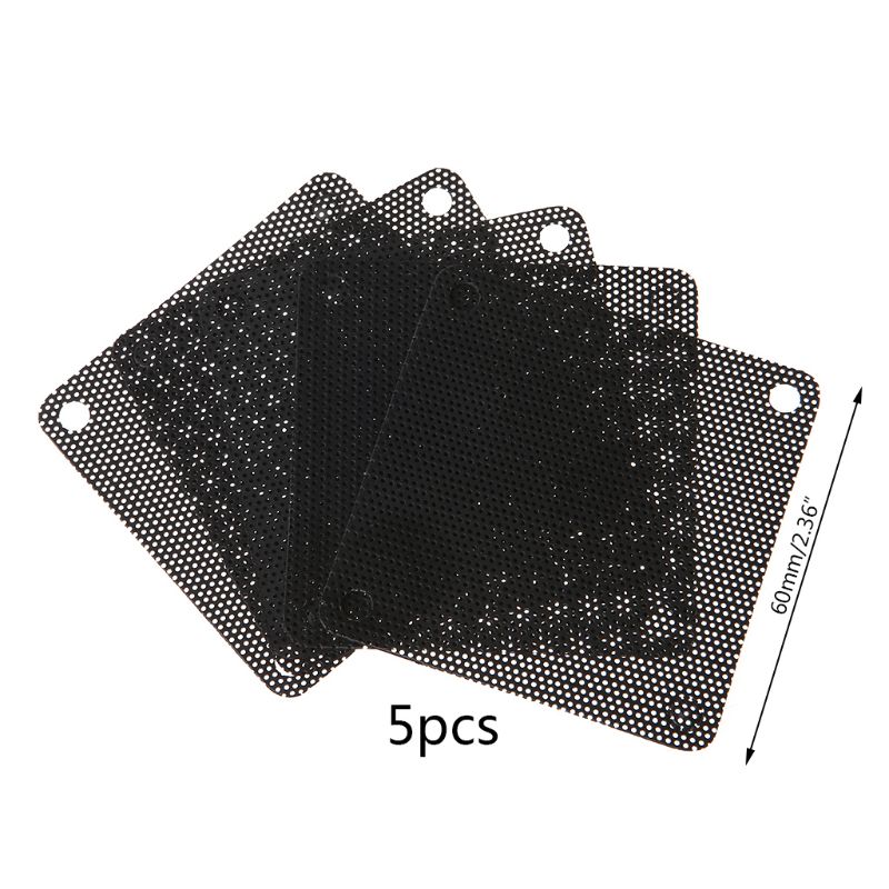 Filtro polvo para ventilador PVC, funda a prueba polvo para PC, cubierta malla cortable para ordenador, 40mm, 50mm,: Oro